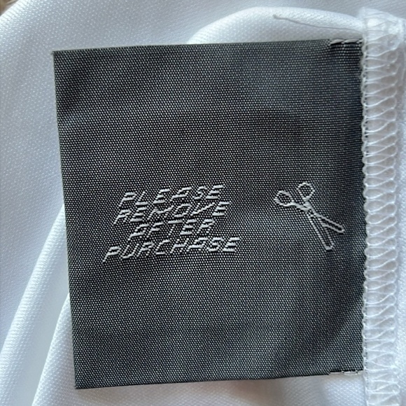 Simply Vera Vera Wang Dress Sz MP Asymmetrical Lined Sleeveless V Neck White NWT - Picture 7 of 15